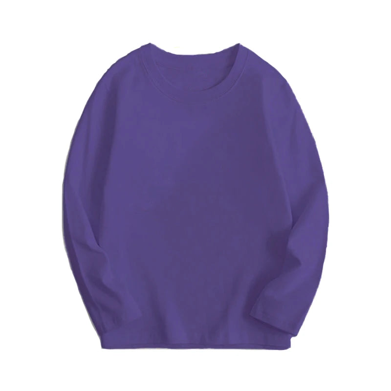 7 Colors Spring Long Sleeve Tees Children's T-shirt Cotton S