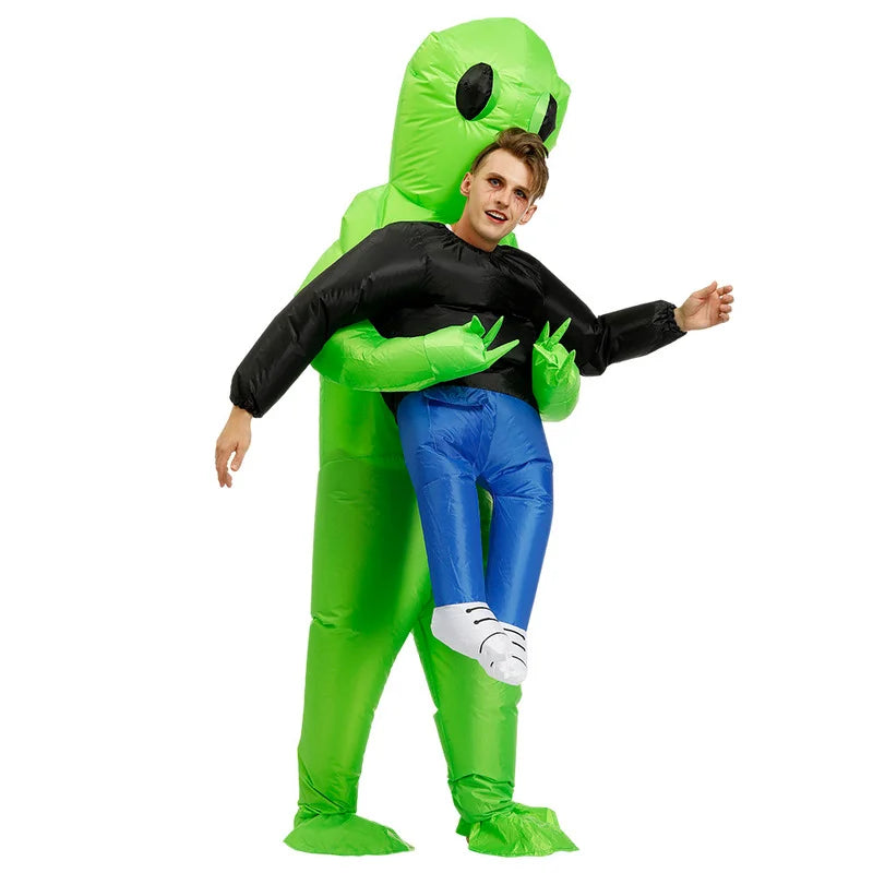 ET-Aliens Inflatable Costume Scary Monster Cosplay For Adult