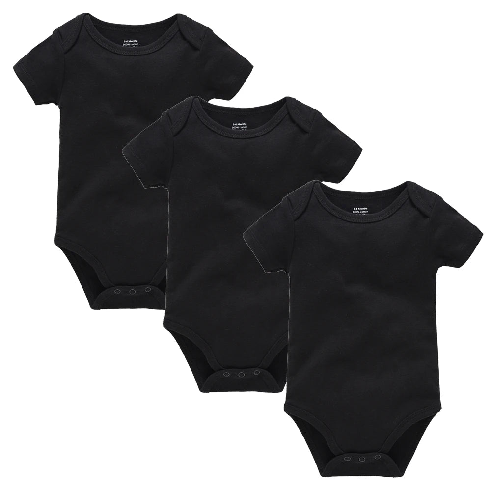 White Cotton Baby Romper – Newborn to 18 Months