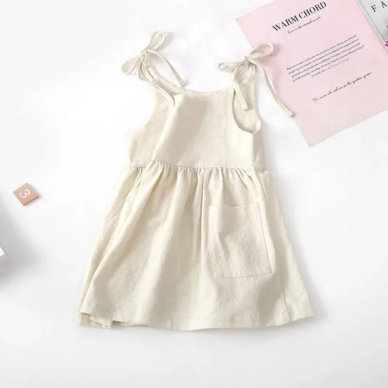 Sleeveless Cotton Sundress for Girls