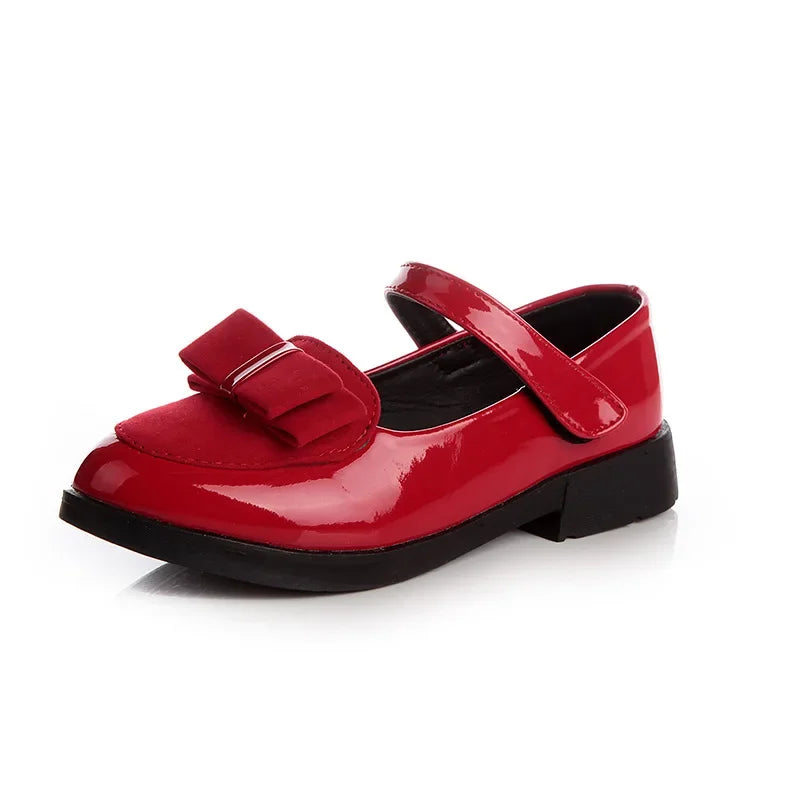Girls Flats Children Princess Shoes With Bow-knot Sweet Kids