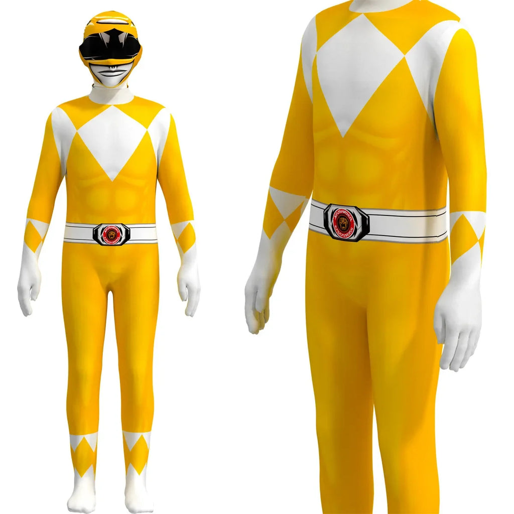 Power Samurai Sentai Shinkenger Rangers Costume Adult Kids S