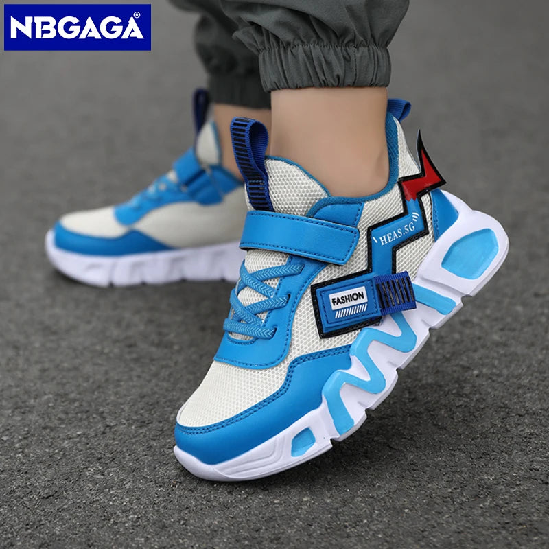 Cartoon Kids Shoes for Boys Mesh Sneakers Children Casual Sp