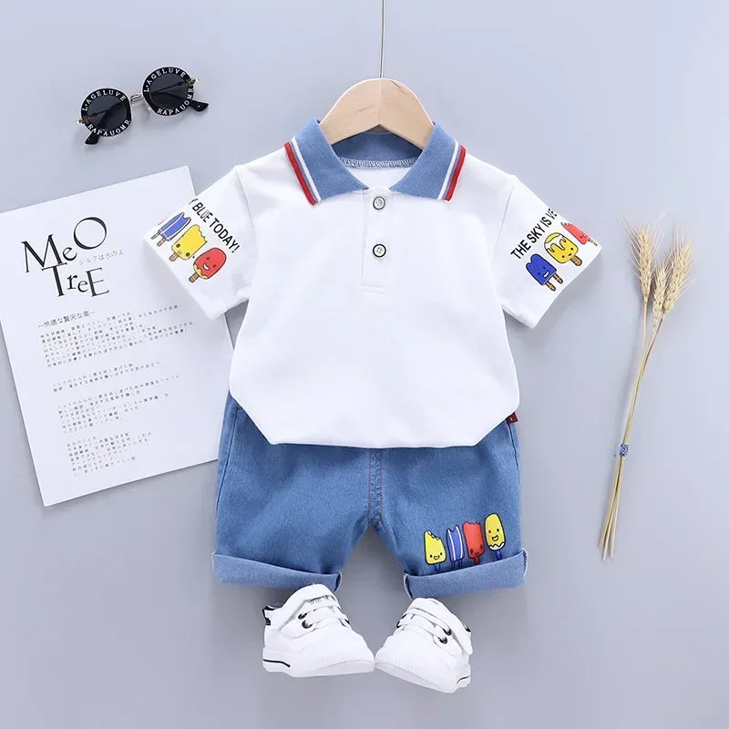 Boys Summer T-Shirt & Shorts Set