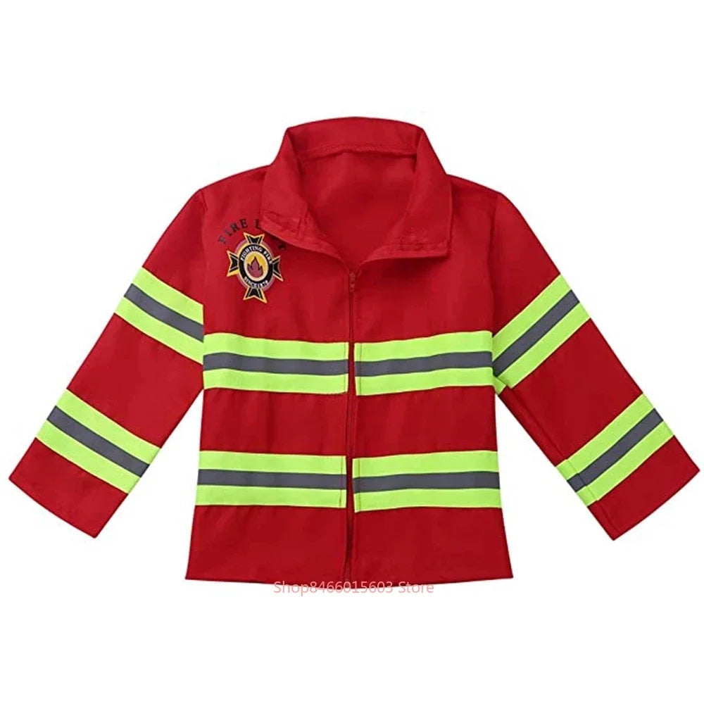 Kids Firefighter Uniform Costume