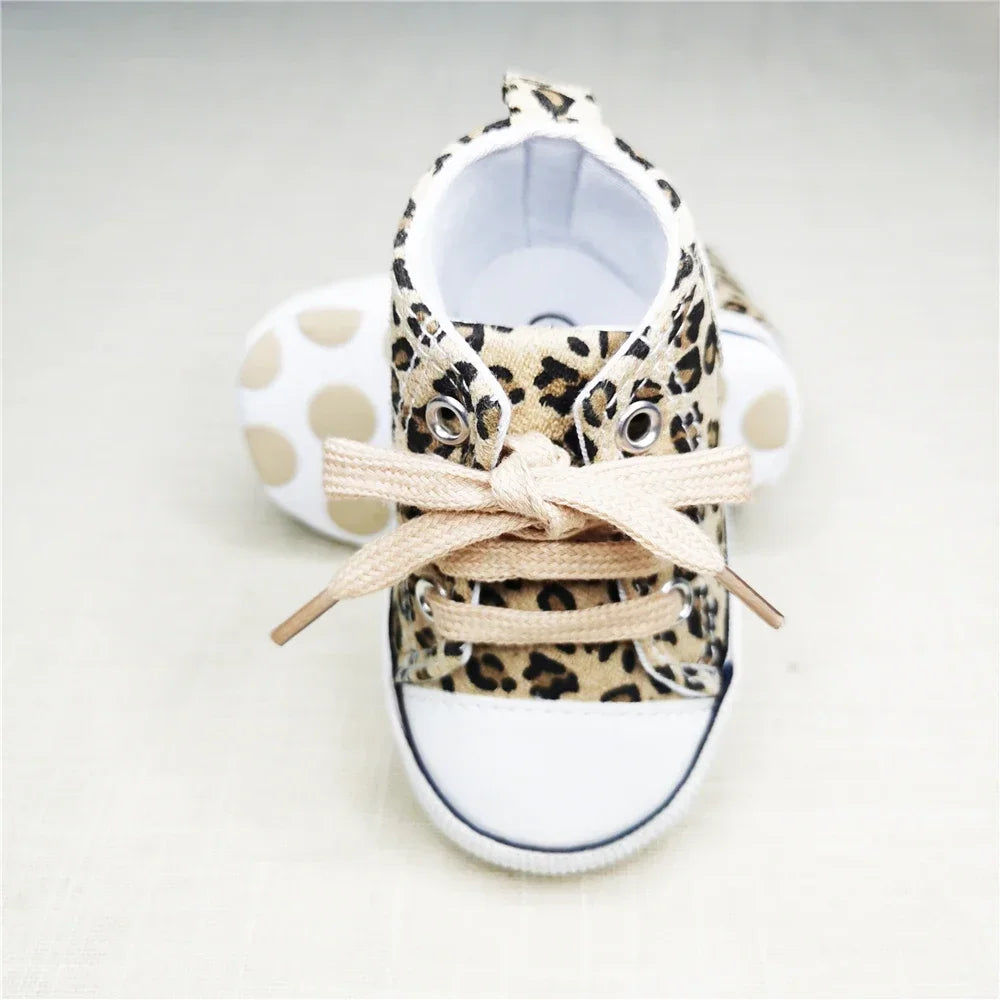 Baby Canvas Classic Sneakers Newborn Print Star Sports Baby