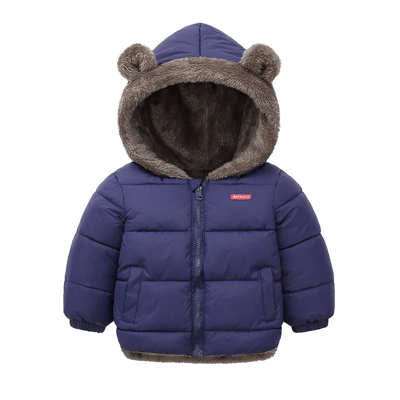 Kids Padded Hooded Coat | Cosy Winter Warmth