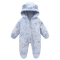 Cosy Flannel Baby Romper | Newborn–19M