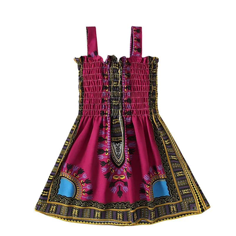 African Print Girls' Dress – Cultural Wear