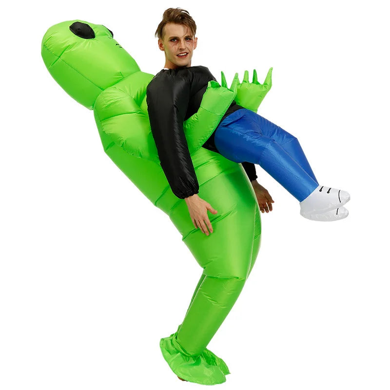 ET-Aliens Inflatable Costume Scary Monster Cosplay For Adult