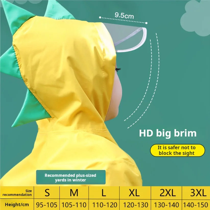 Children's raincoat and rain pants set kindergarten primary