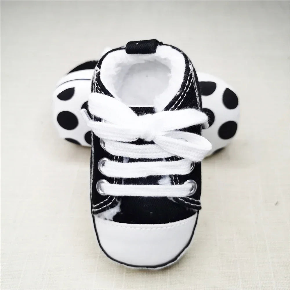 Baby Canvas Classic Sneakers Newborn Print Star Sports Baby