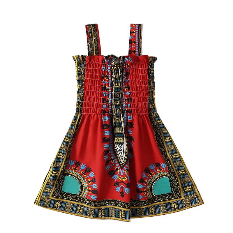 African Print Girls' Dress – Cultural Wear