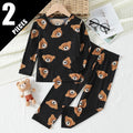 Cute Bear Print Shorts Pyjama Set
