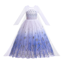 Load image into Gallery viewer, Elsa Anna Kid Princess Girls Dress Rapunzal  Kids Cosplay Ha