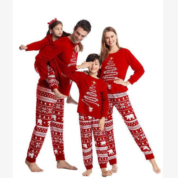 Family Christmas Matching Pyjamas Set