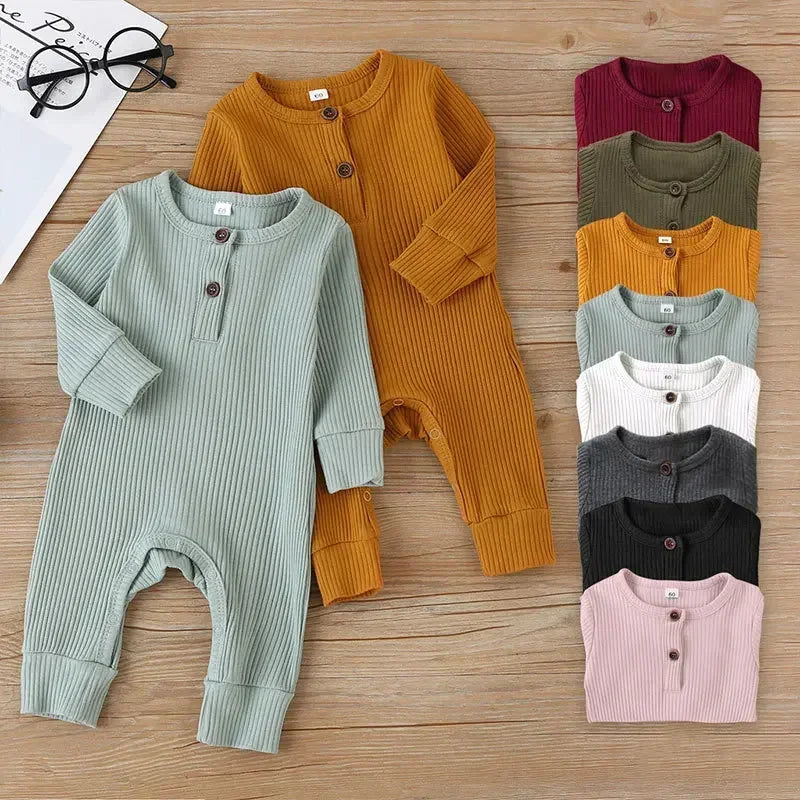 Ribbed Cotton Romper – Newborn to 18 months