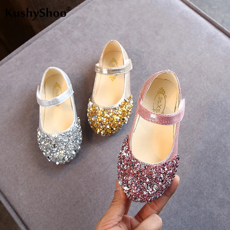 KushyShoo 2021 Spring Children Shoes Girls Princess Shoes Gl
