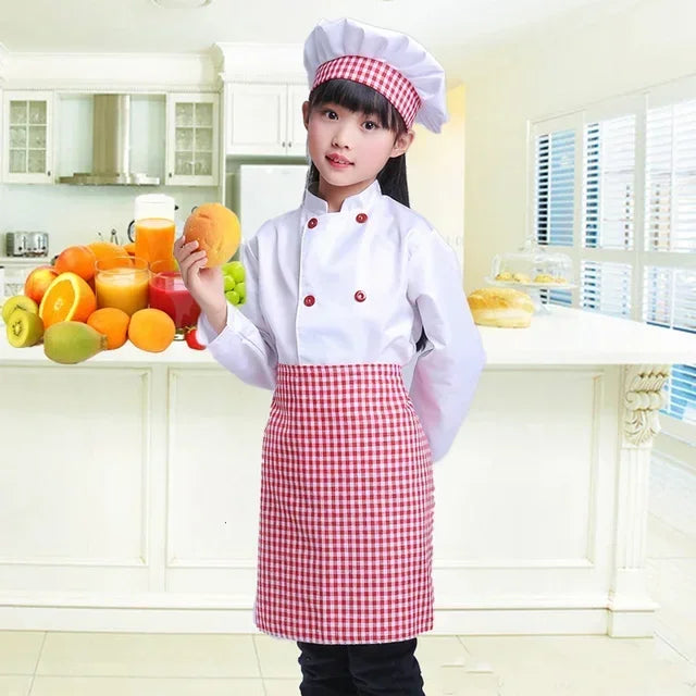 Kids Chef Uniform – Cook Costume Set