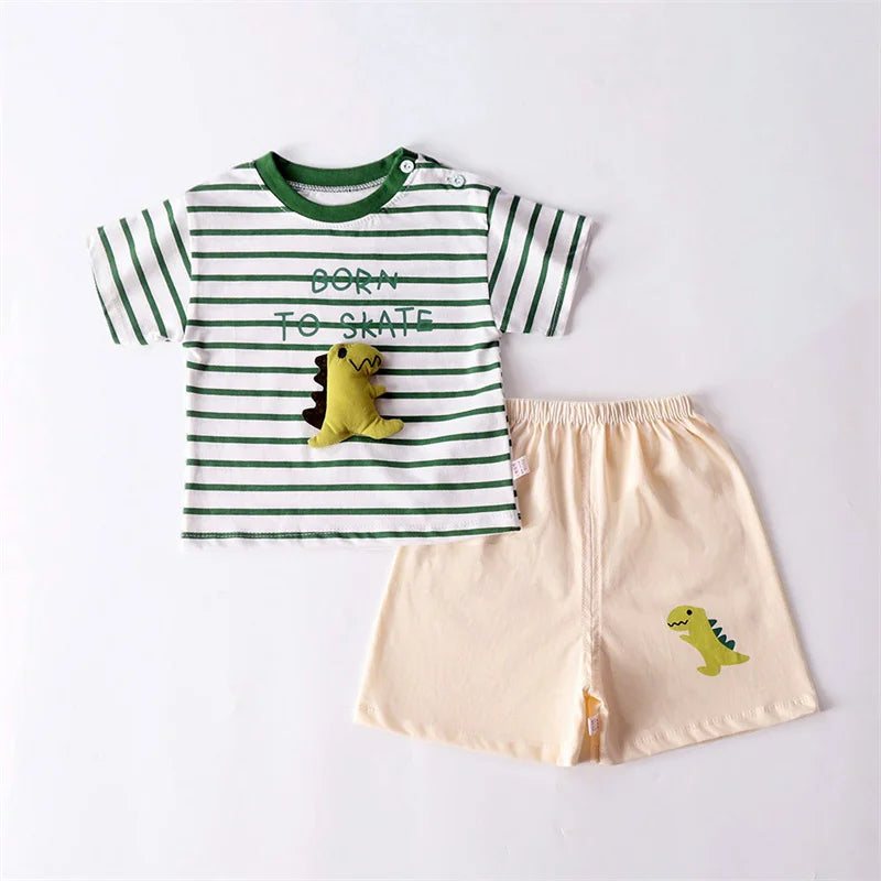 Cartoon T-Shirt & Shorts Set | Baby & Toddler
