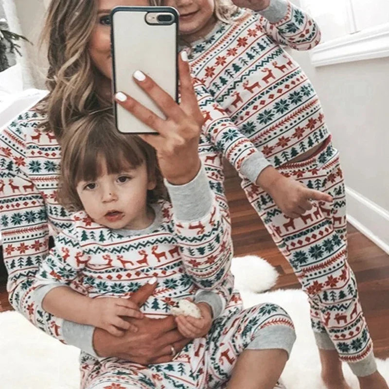 Family Matching Christmas Pyjamas Set