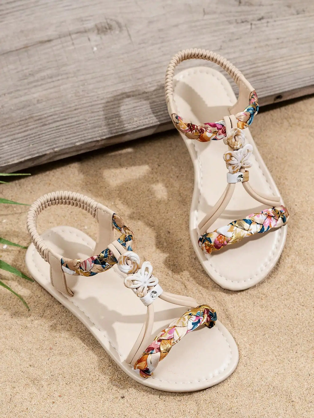 Children's Beach Sandal Retro Shoes Bright Diamond Sandal Co
