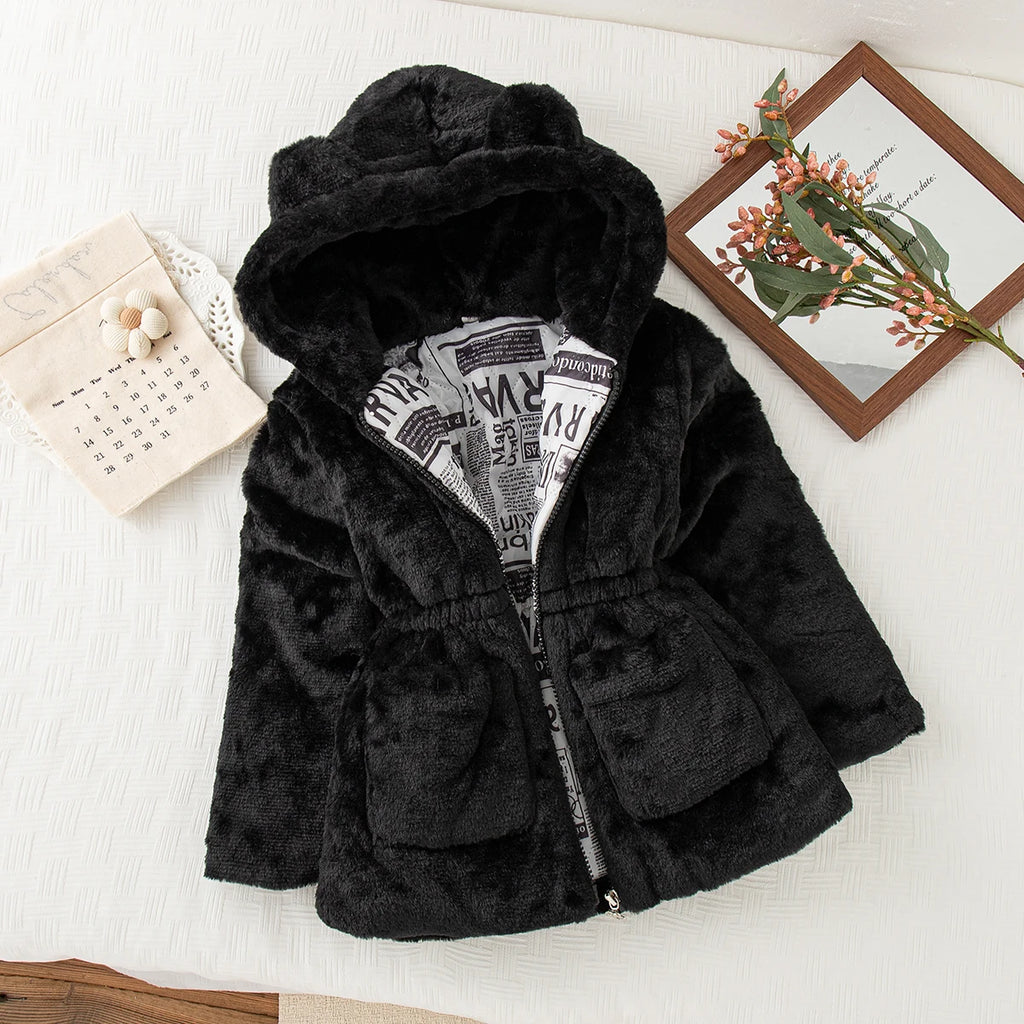 Girls' Cosy Sherpa Fleece Jacket