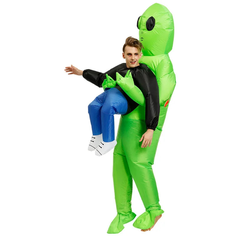 ET-Aliens Inflatable Costume Scary Monster Cosplay For Adult