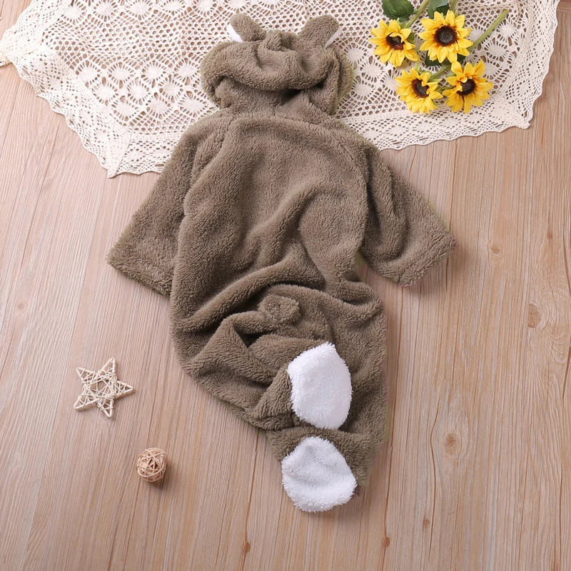 Cartoon Autumn Romper | Newborn–12 Months