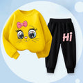Long Sleeved Hoodies Sets for Girls Spring Style Pullover Lo