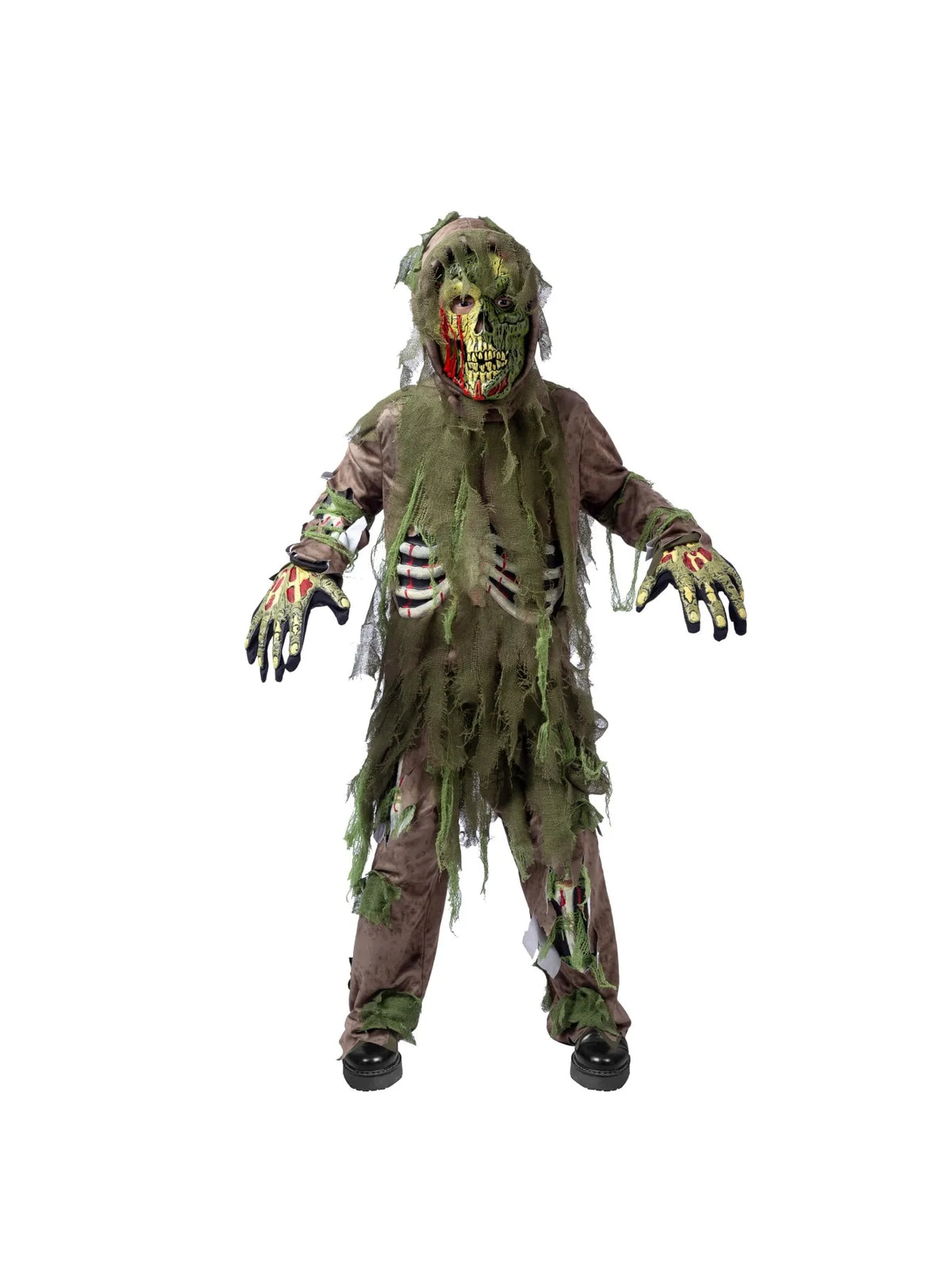 Deluxe Skeleton Zombie Costume