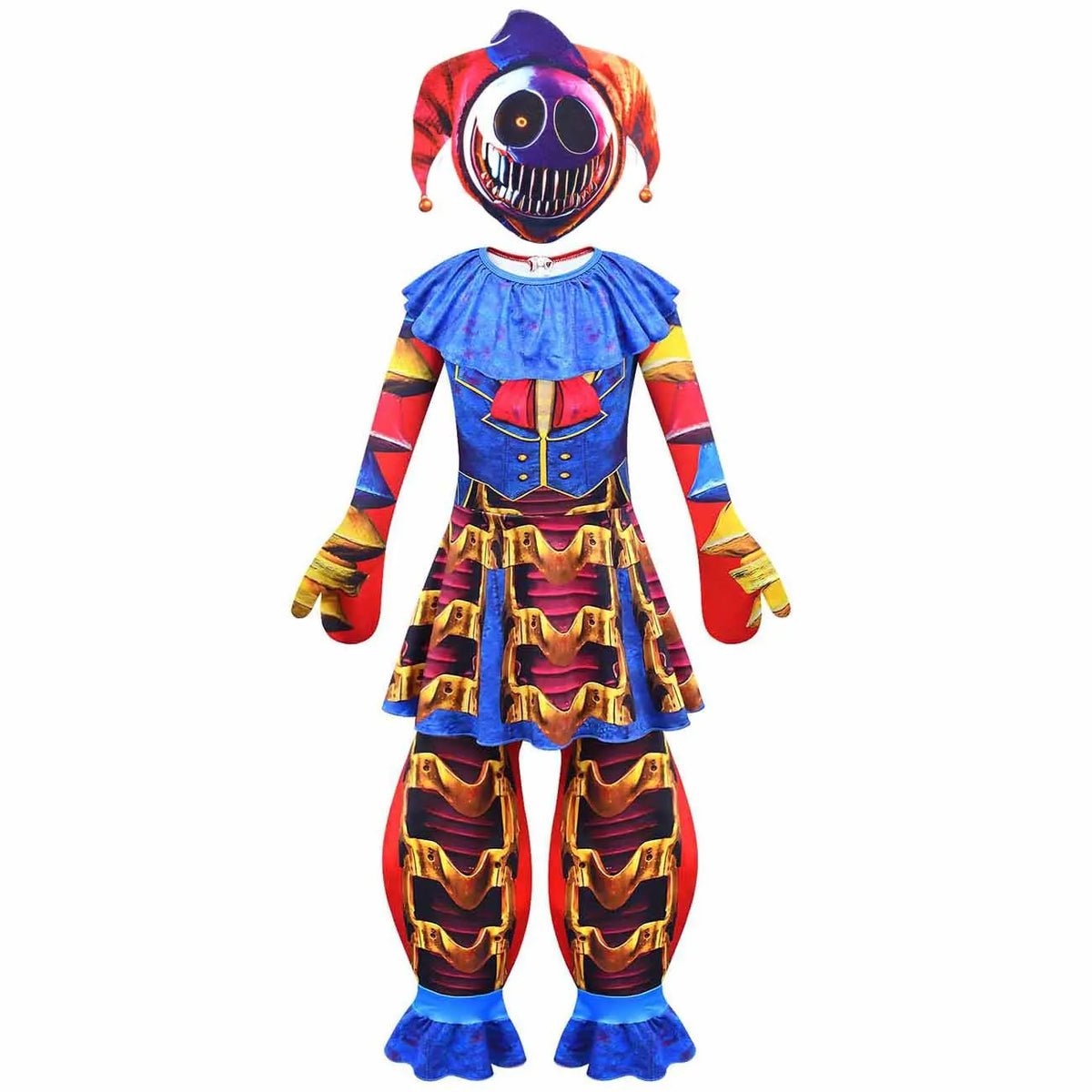 Creepy Clown Monster Kids Costume