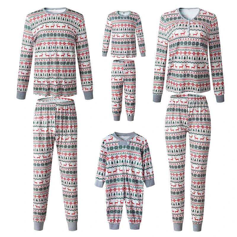 Family Matching Christmas Pyjamas Set