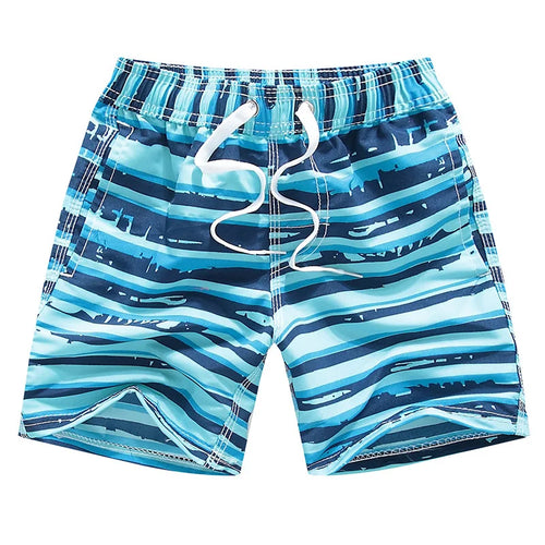 3-15Y Summer Boy Shorts Beach Swimming Shorts Fast Dry Baby