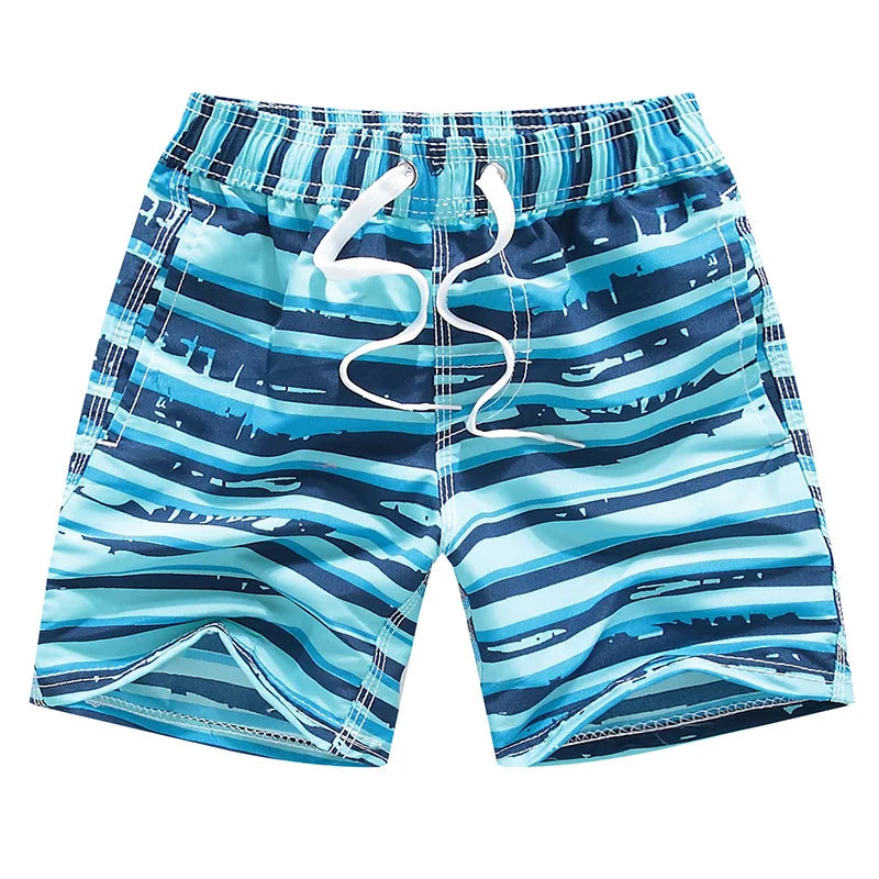 3-15 Years Kids Swimming Trunks Summer Boys Shorts Beach Fas