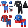 Avengers Superhero Hulk Captain America Cosplay Costume Boys