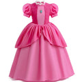 Peach Princess Ball Gown Costume Dress