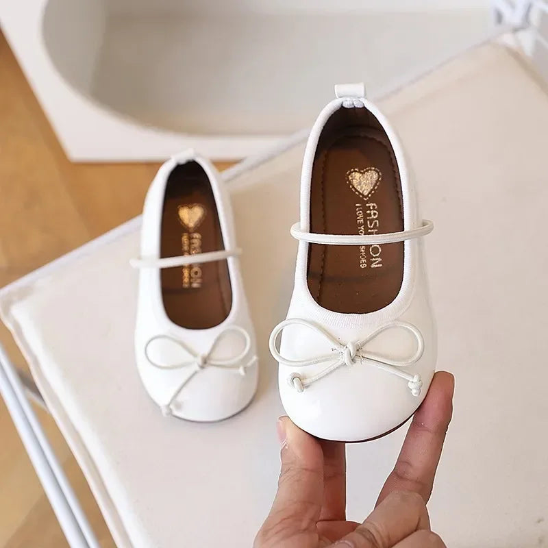 Children Leather Shoes for Girls Spring Korean Style Soft An