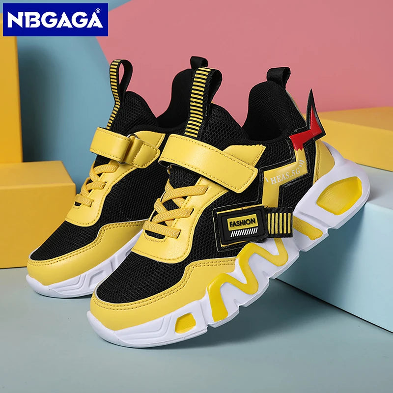 Cartoon Kids Shoes for Boys Mesh Sneakers Children Casual Sp