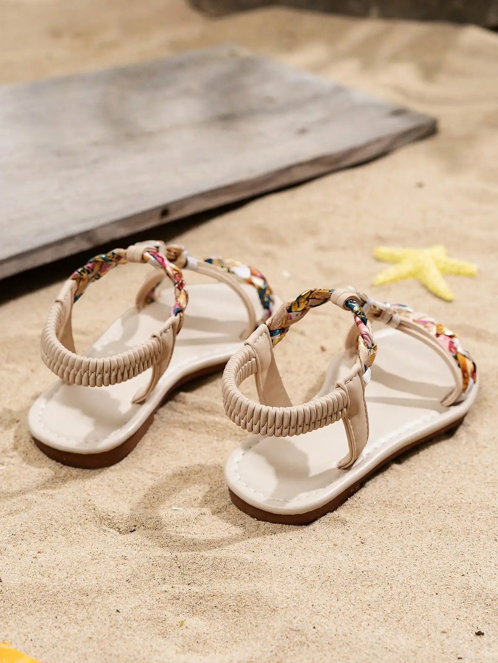Children's Beach Sandal Retro Shoes Bright Diamond Sandal Co