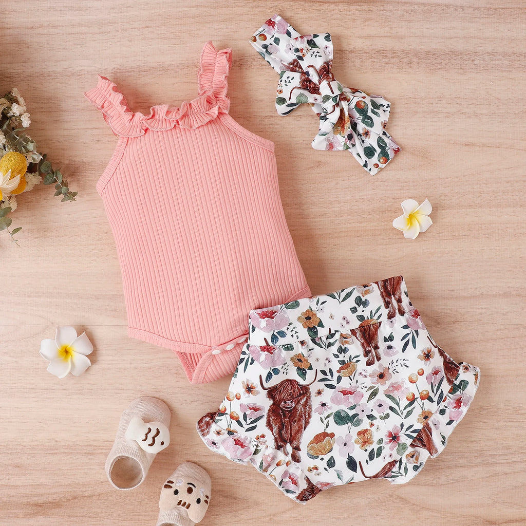 Citgeett Summer Infant Baby Girl Pants Suit Casual Party Off