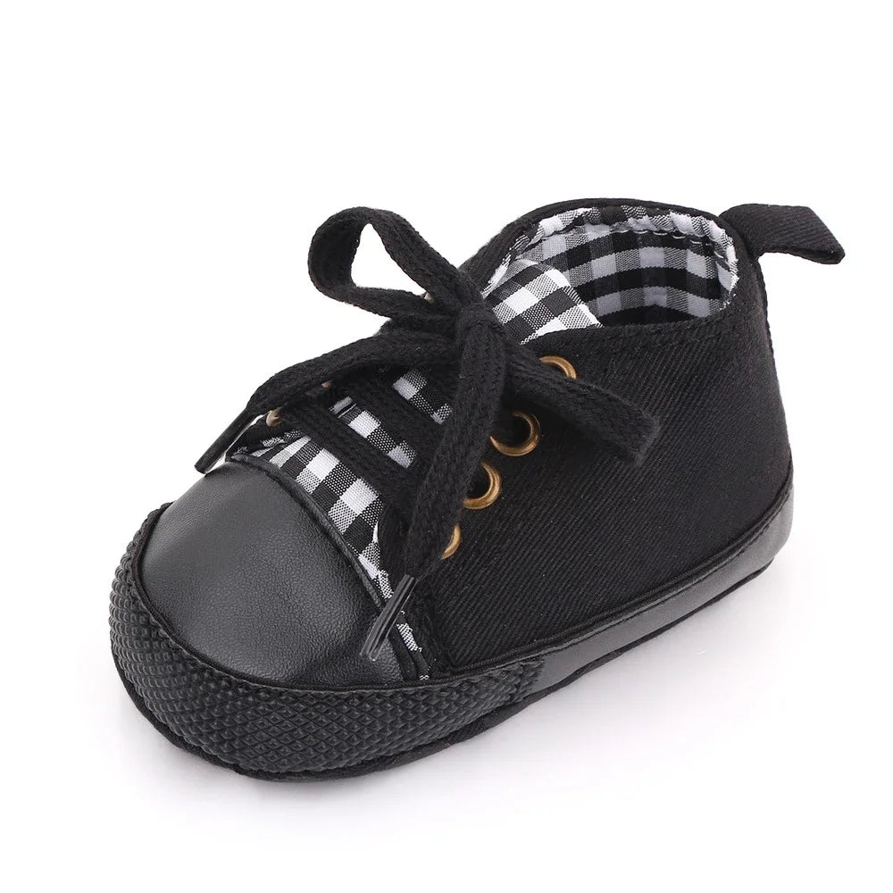 Baby Canvas Classic Sneakers Newborn Print Star Sports Baby