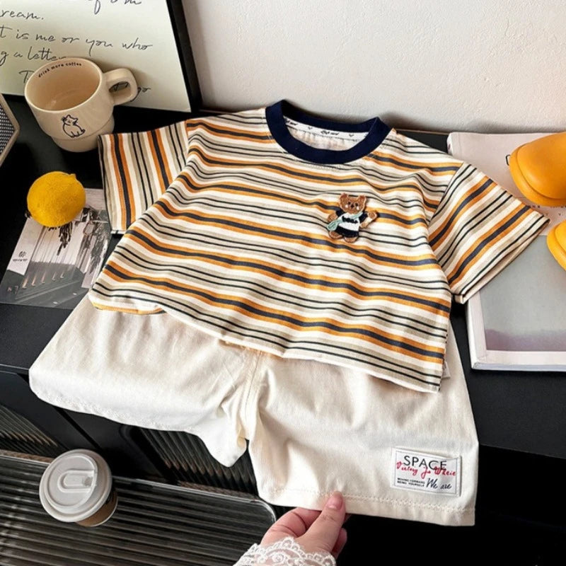 Cartoon T-Shirt & Shorts Set | Baby & Toddler