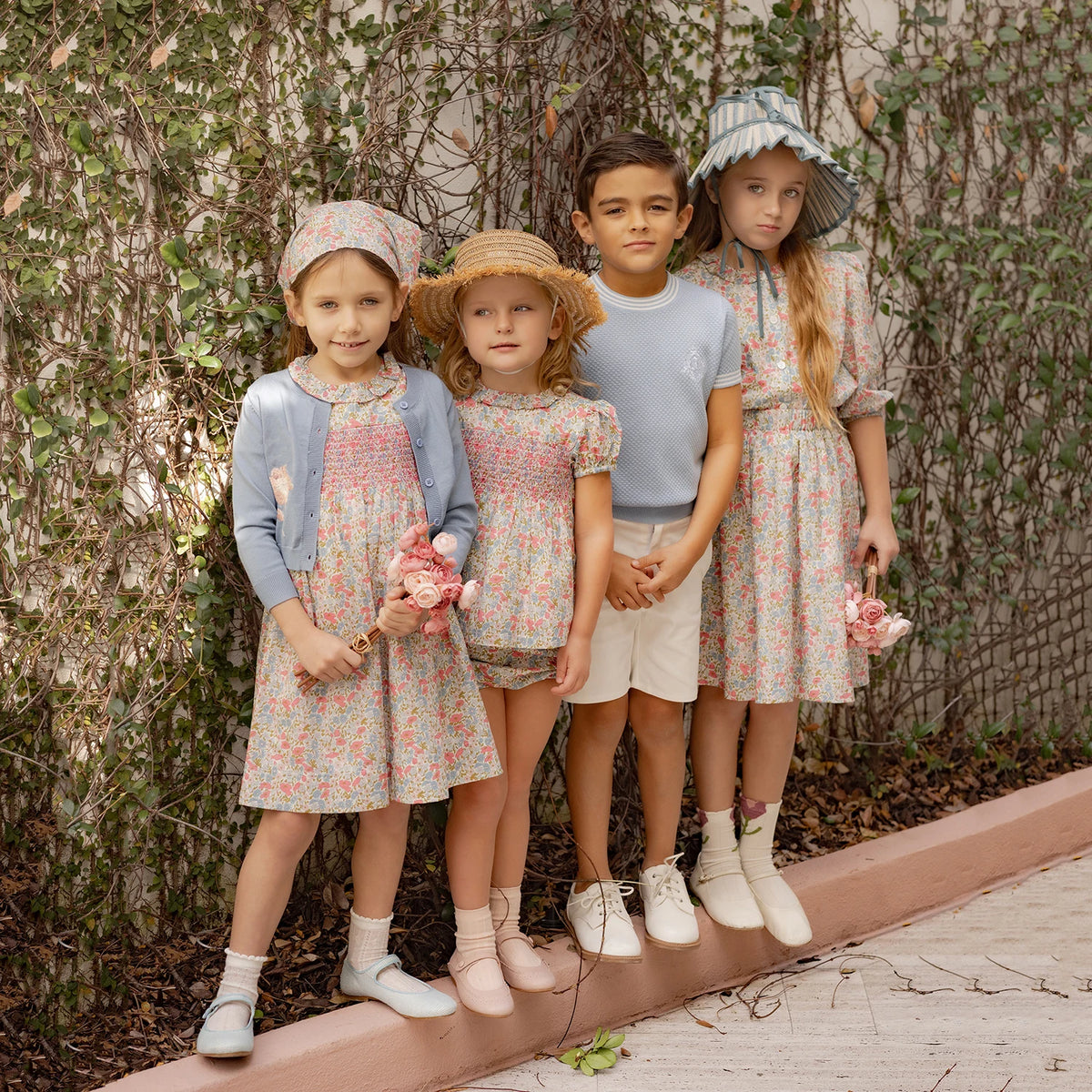 AP Chelsea Bloom Collection SS26 Floral Smocking Dress Baby