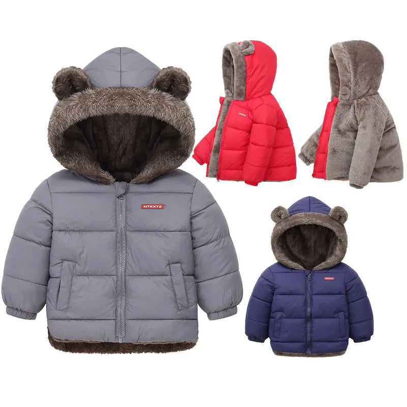Kids Padded Hooded Coat | Cosy Winter Warmth