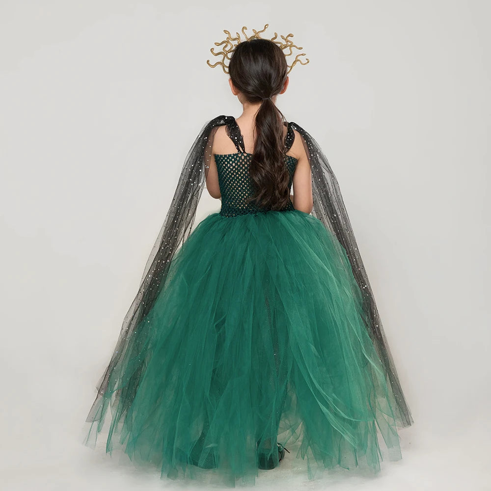 Girls Medusa Costume with Headpiece