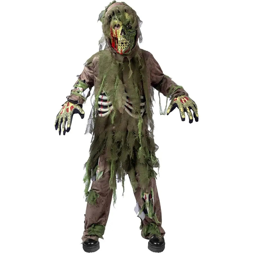 Deluxe Skeleton Zombie Costume