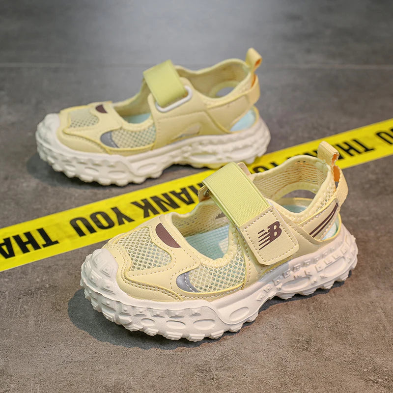 Summer Children Mesh Clunky Sneakers Boys Girls Breathable H