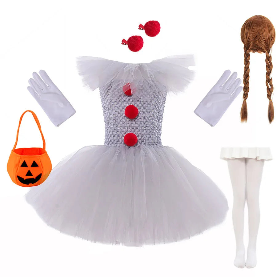 Light-Up Clown Tutu Dress | Halloween Costume