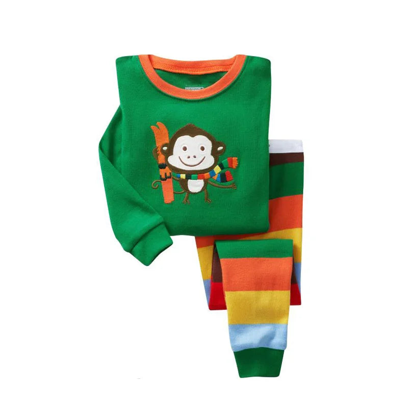 Cute Animal Embroidery Pyjamas Set